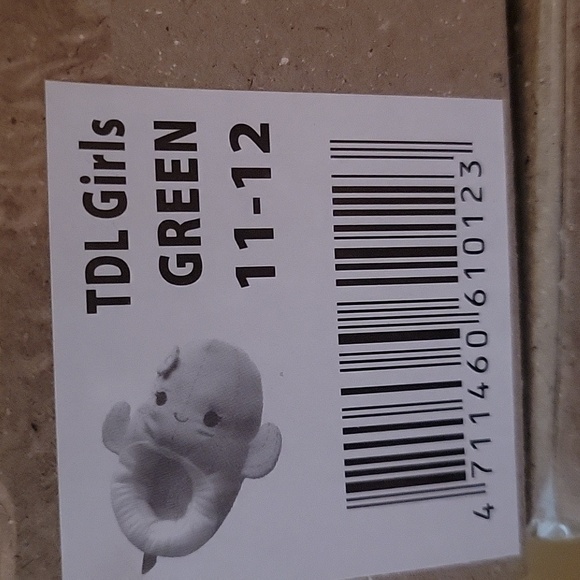 Maritza the Cactus Squishmallow slippers size Toddler 11/12 - Picture 3 of 3